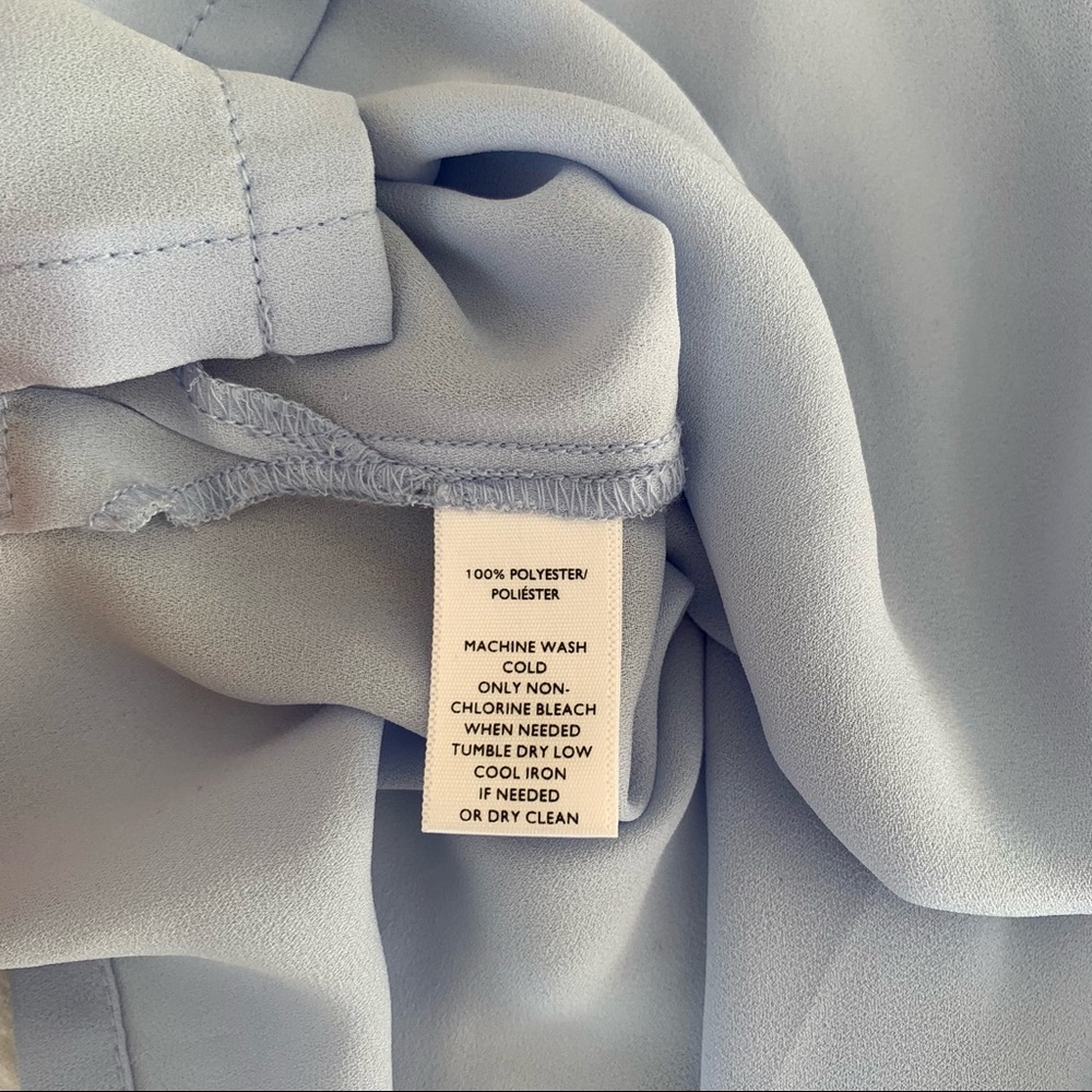 LOFT Light Blue Blouse XS - Picture 6 of 6